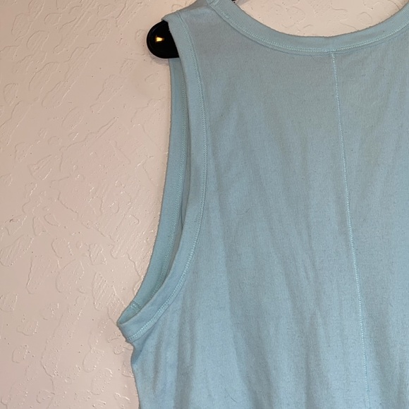 Free People oversized cropped mint green top size M - Picture 7 of 7